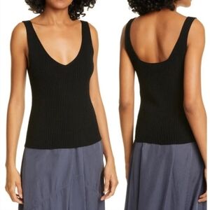 Vince 100% cotton knit tank top size S
